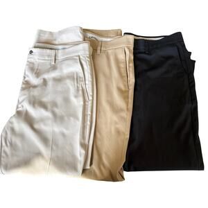 Lot of 3 Callaway Mens Golf Trouser Pants 38x30 Performance Straight Athletic